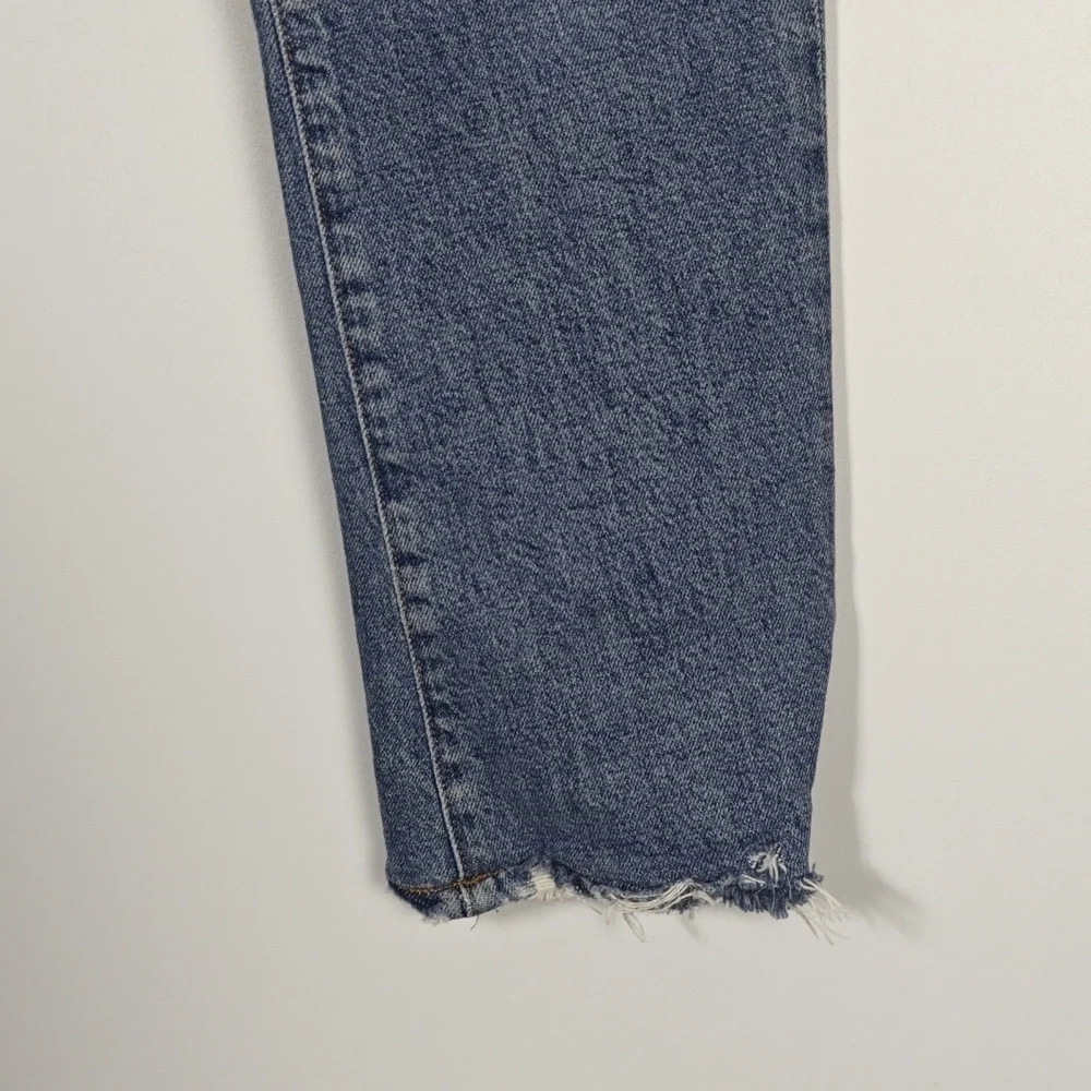 AGOLDE Toni Mid Rise Straight Medium Wash Blue Jeans Size 27 - Picture 7 of 16